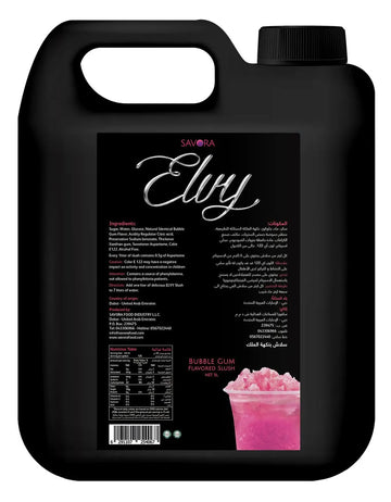 ELVY Bubble Gum Flavored Slush 5L