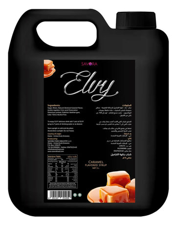 ELVY Caramel Flavored syrup 5L