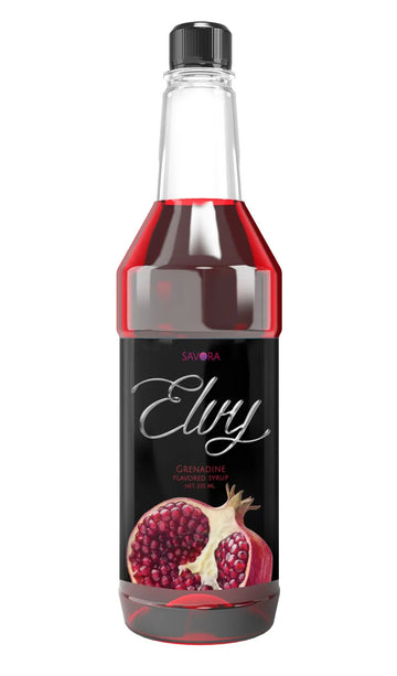 Elvy Grenadine Flavored Syrup 250ML Plastic Bottle