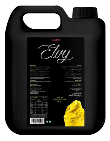 ELVY Lemon Flavored Slush 5L