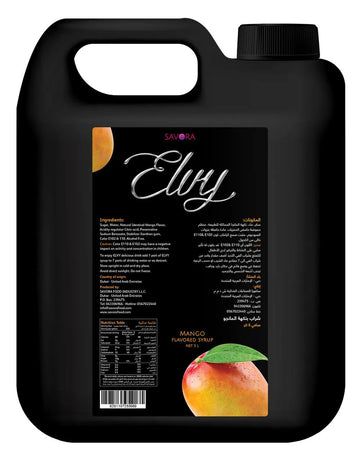 ELVY Mango Flavored syrup 5L