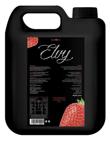 ELVY Strawberry Flavored Slush 5L