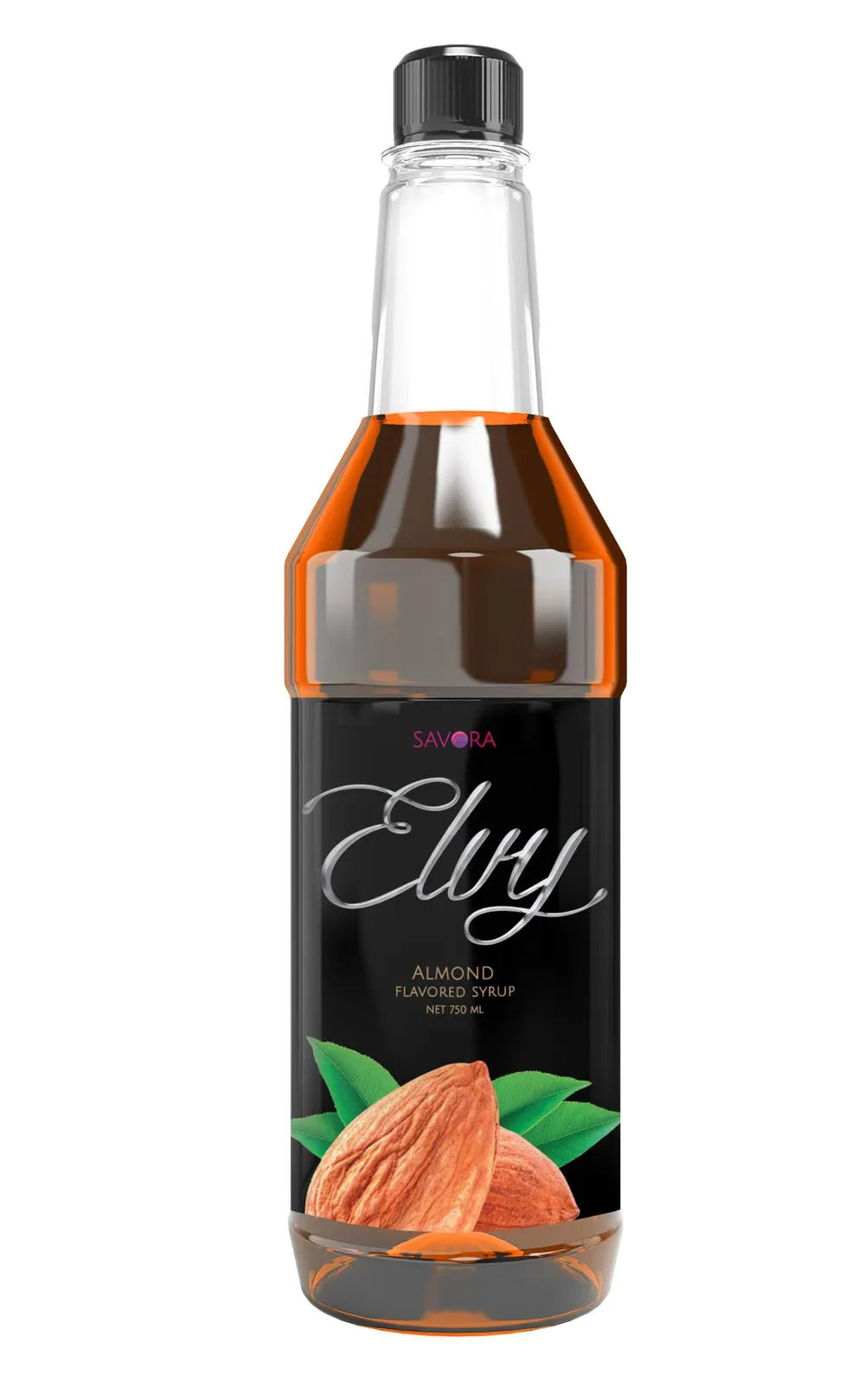 ELVY Almond Flavored Syrup 750ML Plastic Bottle