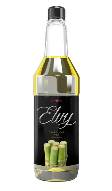 ELVY Cane Sugar Syrup 1L Plastic Bottle