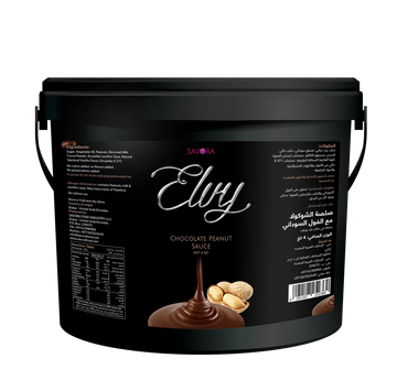 ELVY Peanut Chocolate Flavored Sauce 4KG