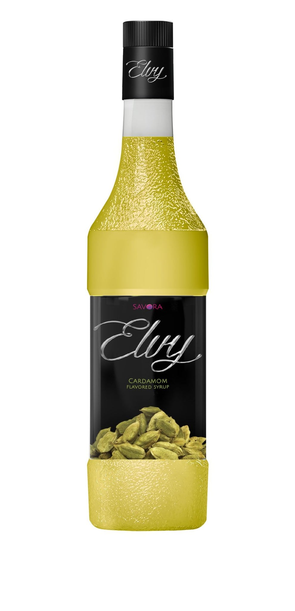 ELVY Cardamon Flavored Syrup 1L Glass Bottle