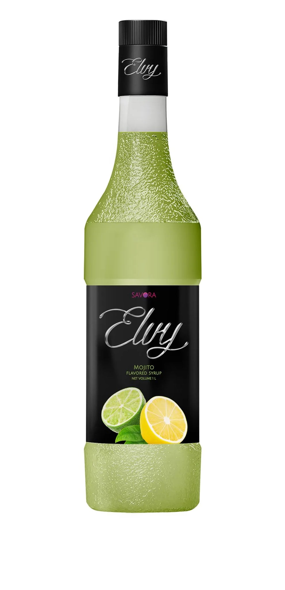 ELVY Mojito Flavored Syrup 1L Glass Bottle