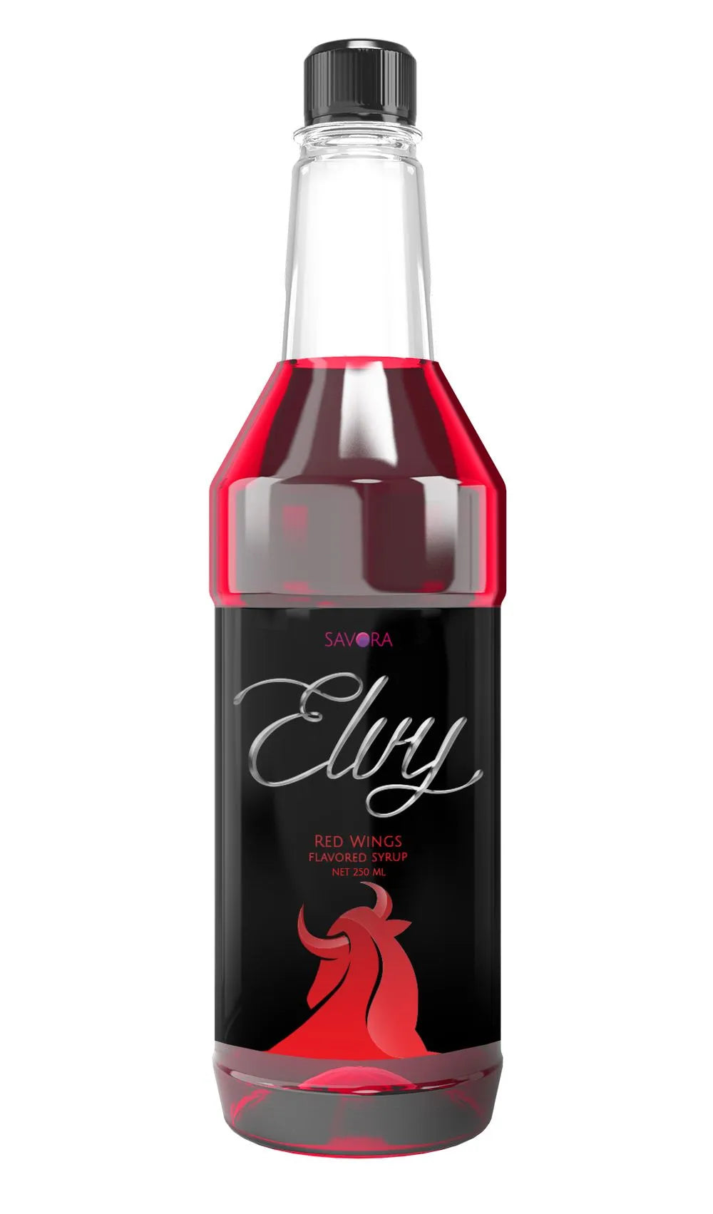 Elvy Red Wings Flavored Syrup 250ML Plastic Bottle