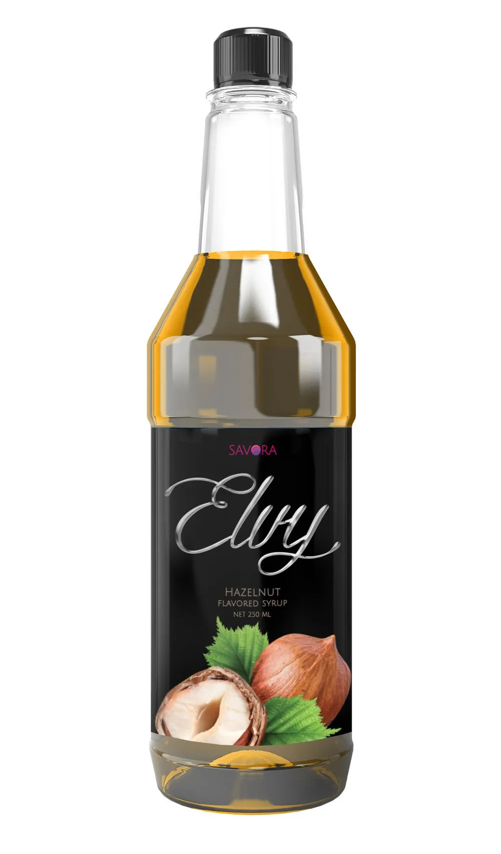 Elvy Hazelnut Flavored Syrup 250ML Plastic Bottle