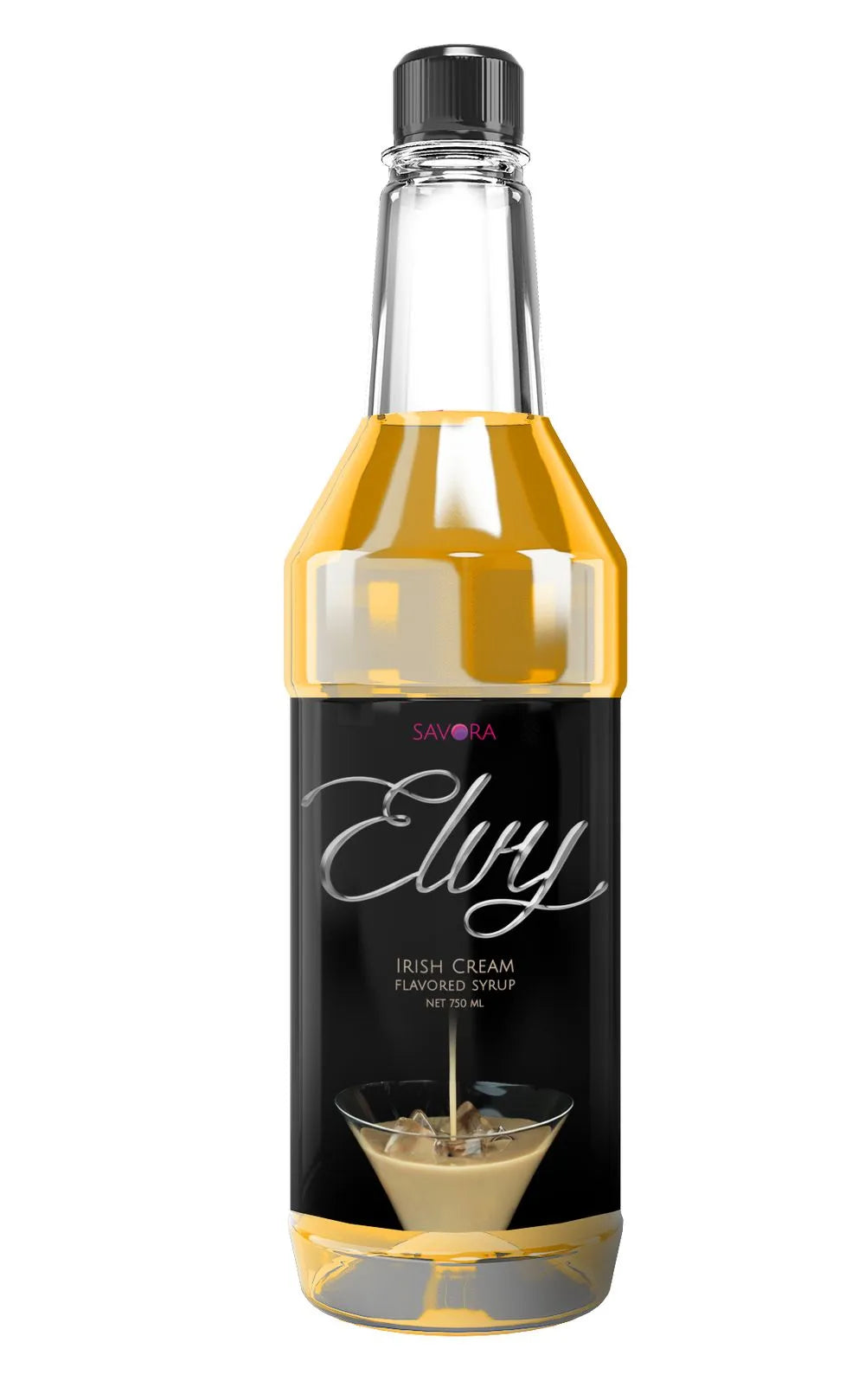 ELVY Irish Cream Flavored Syrup 750ML  Plastic Bottle