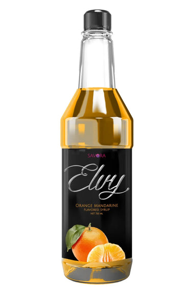 ELVY Orange Mandarine Flavored Syrup 750ML  Plastic Bottle