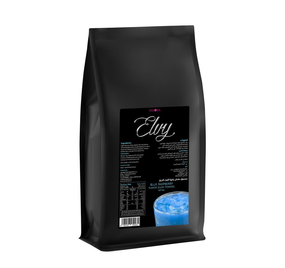 ELVY Blue raspberry slush powder 1KG – Savora Food
