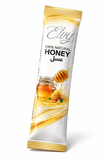 Elvy 100% Natural Honey 25g X 100 Portions