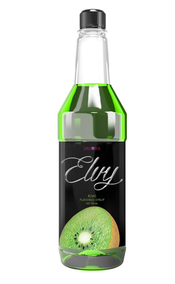 ELVY Kiwi Flavored Syrup 750ML Plastic Bottle