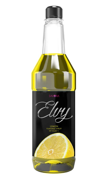 ELVY Lemon Flavored Syrup 1L Plastic Bottle