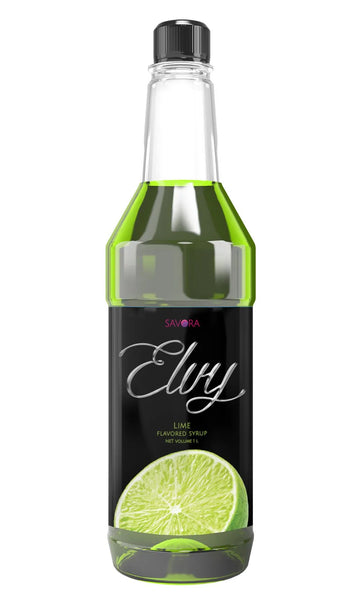 ELVY Lime Flavored Syrup 1L Plastic Bottle