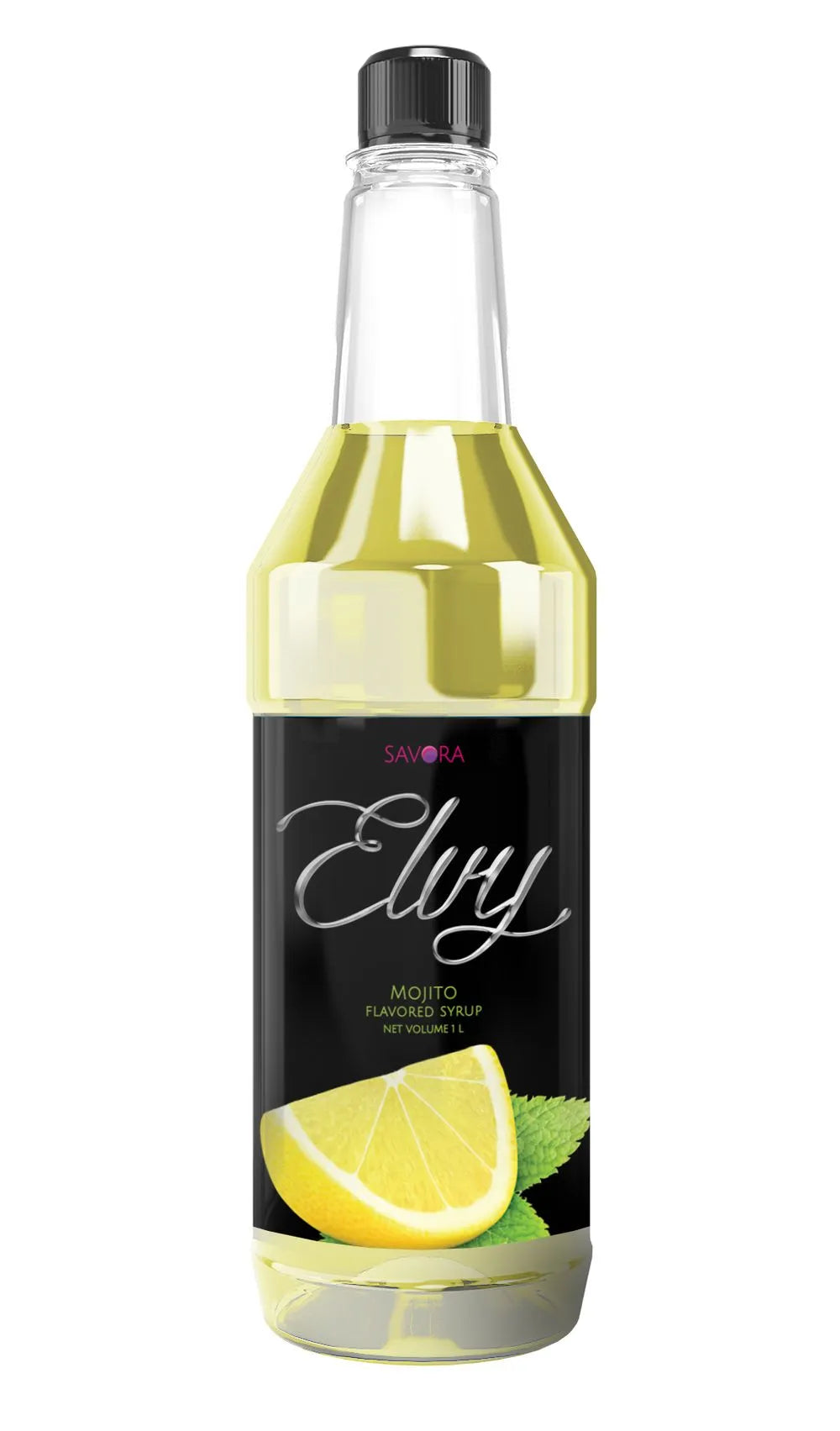 ELVY Mojito Flavored Syrup 1L Plastic Bottle