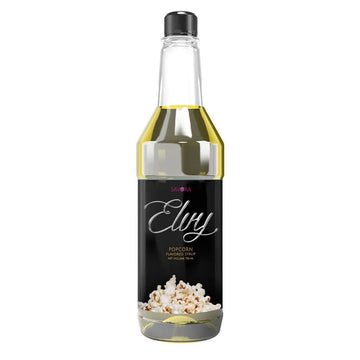 ELVY Popcorn Flavored Syrup 750ML Plastic Bottle