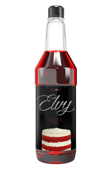 ELVY Red Velvet Flavored Syrup 750ML  Plastic Bottle